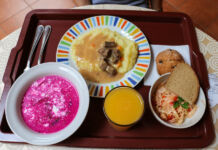 Перерыв на обед. Безлюдная столовая Энерготелекома