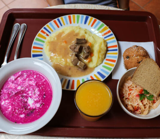 Большая карта столовых Бреста 30 столовых Бреста, блюда