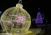 В Бресте 26 декабря отключат праздничную иллюминацию иллюминация, праздничная иллюминация