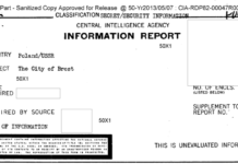 Архивы ЦРУ. Брест в 1952 году ЦРУ, документ, Брест-Литовск