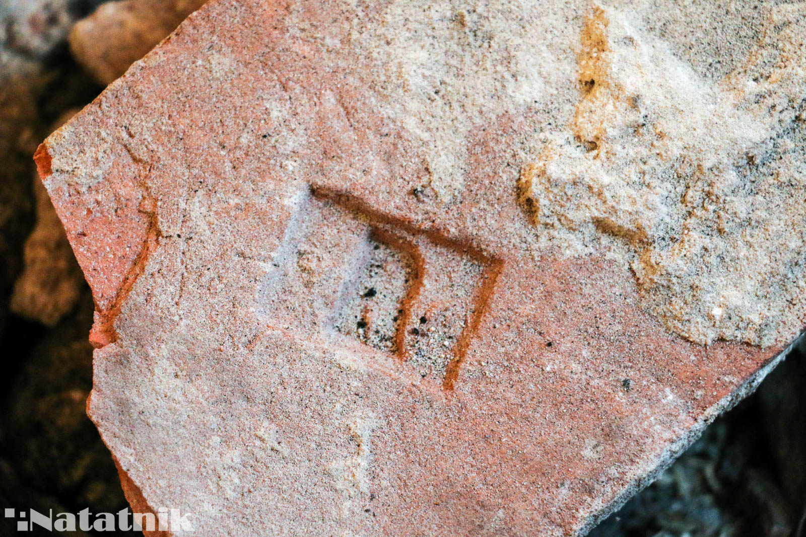 кирпич с клеймом