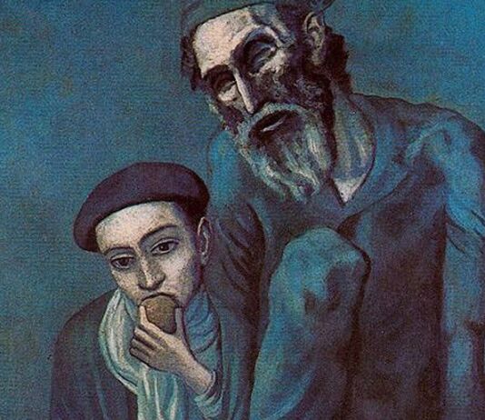 Воображаемое сообщество как выбор Staryiy-evrey-s-malchikom-Pablo-Pikasso-1903