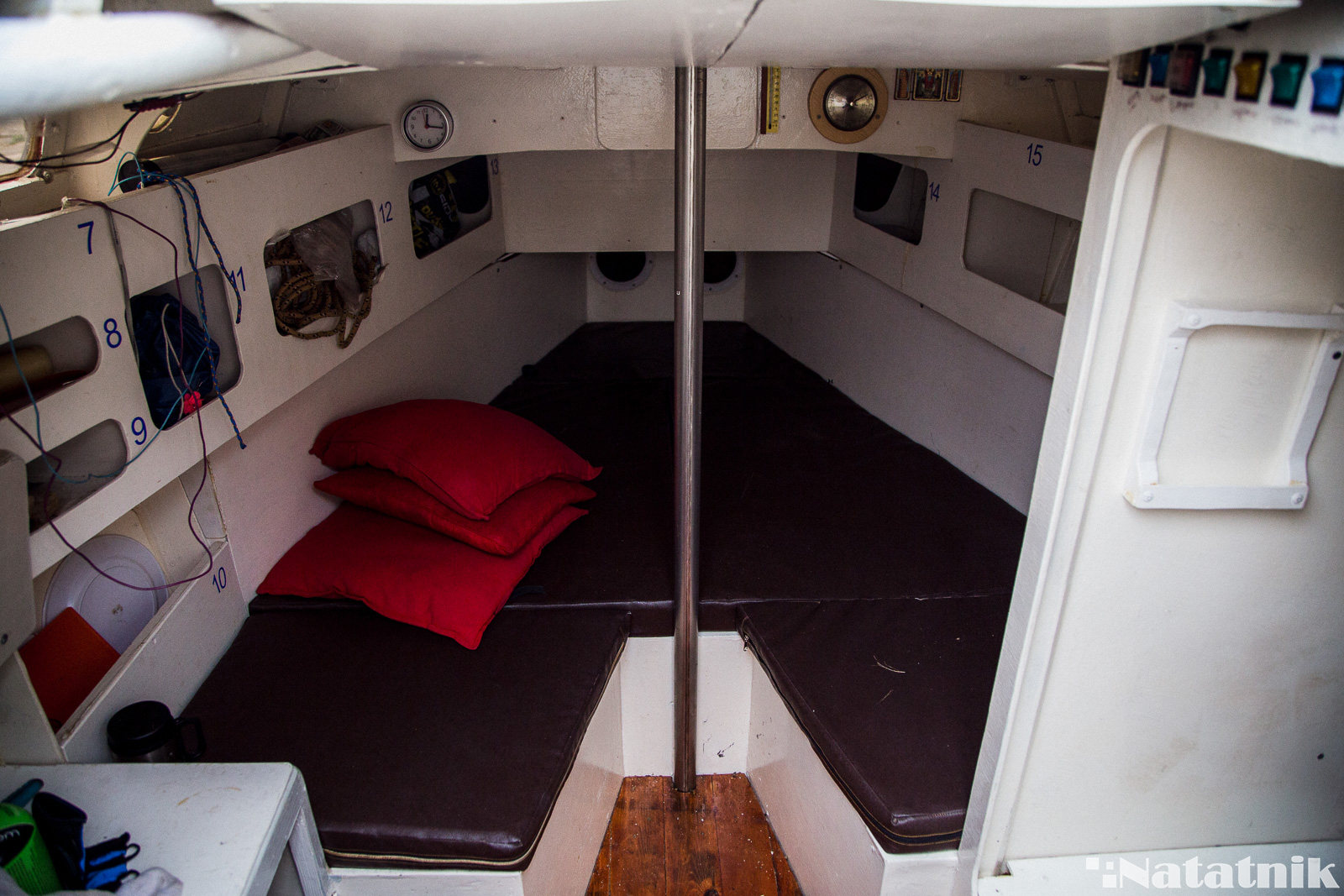 Спальное место на яхте