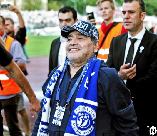 Марадона побывал на матче в Бресте. «Динамо-Брест» это пока не помогло Марадона в Бресте